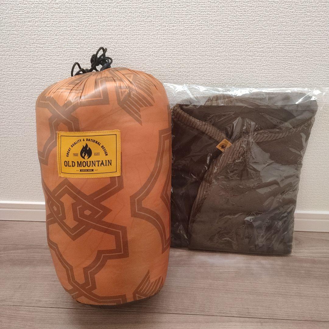 【新品セット】OLD MOUNTAINシュラフ900＋ノンスリープクッション70