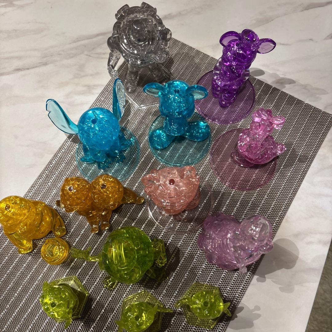 ディズニー クリスタルギャラリー透明立体パズル11セットまとめ売り