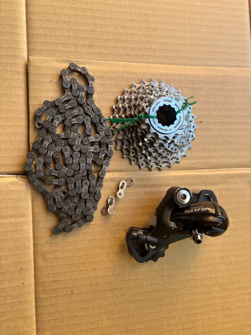 SHIMANO SORA コンポーネントグループセット ブラック