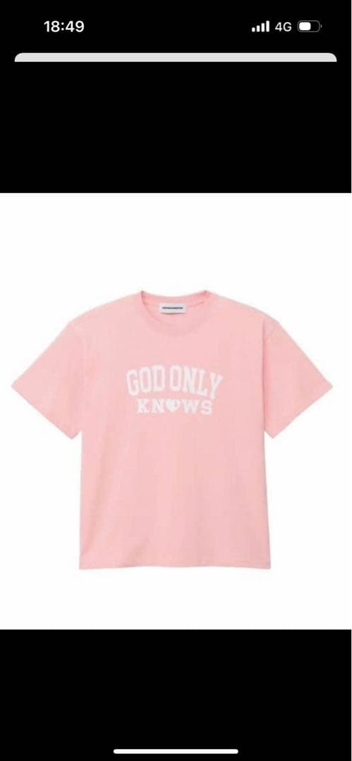 GOT ONLY KNOWS Tシャツ PINK Mサイズ