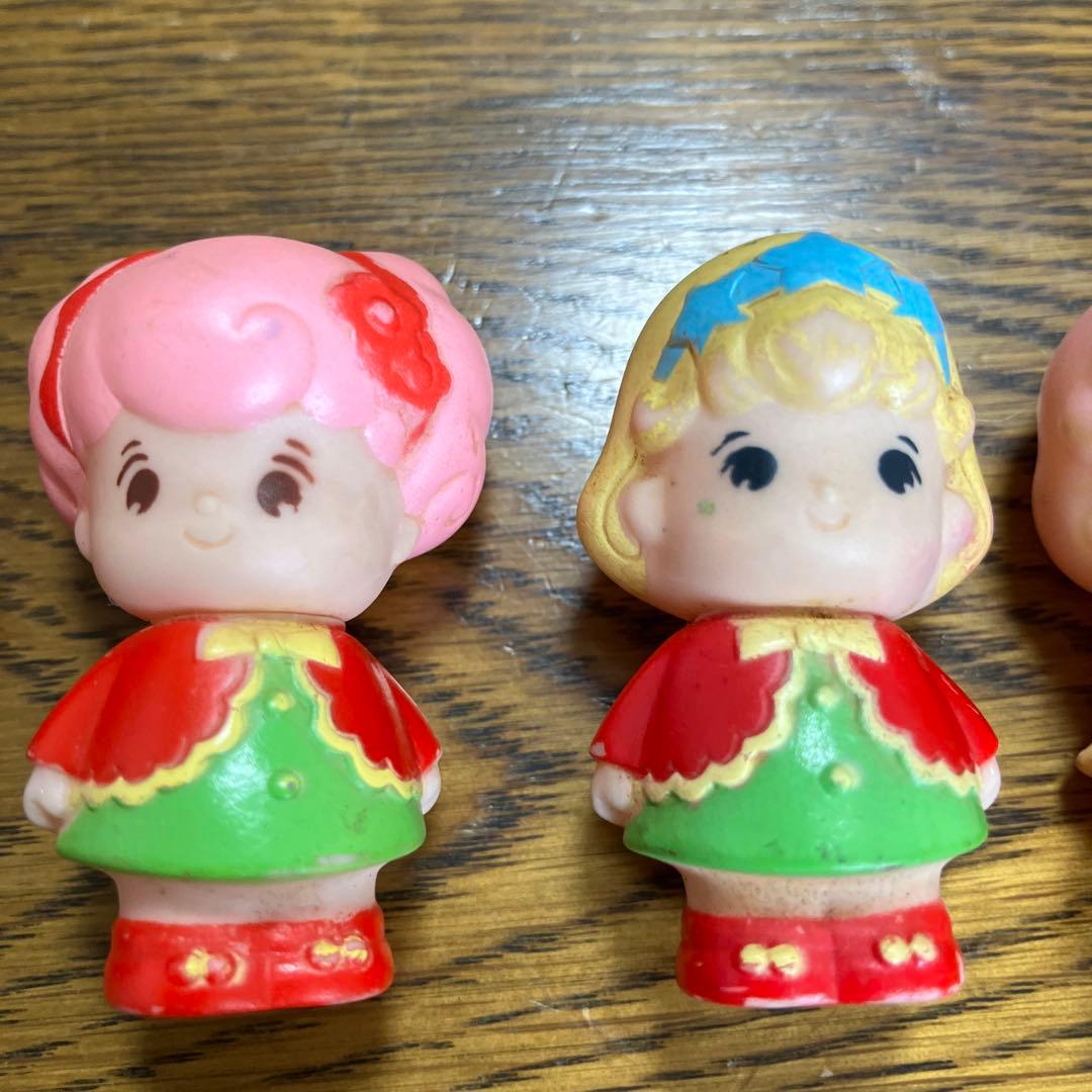 レア　初期　こえだちゃんとおともだち ソフビフィギュア　5体　ラッピー等3体