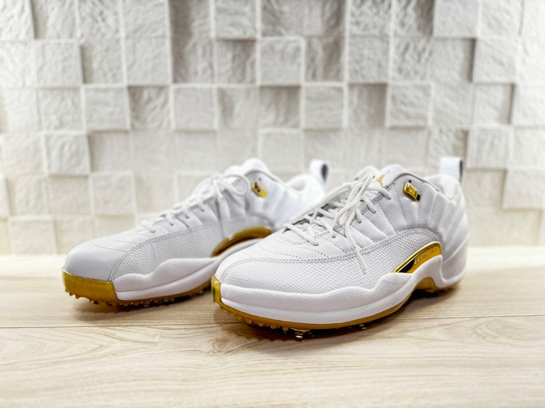 シューズ(男性用) Nike Air Jordan12Low Golf llic Gold