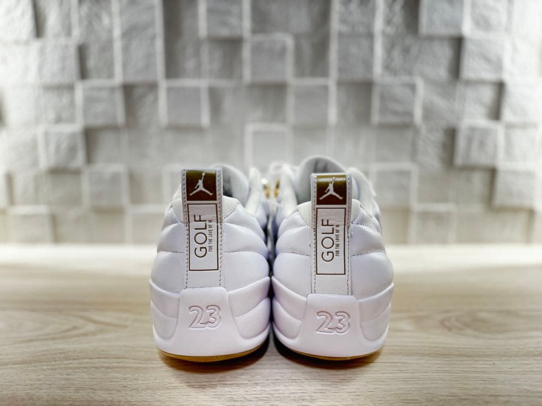 シューズ(男性用) Nike Air Jordan12Low Golf llic Gold