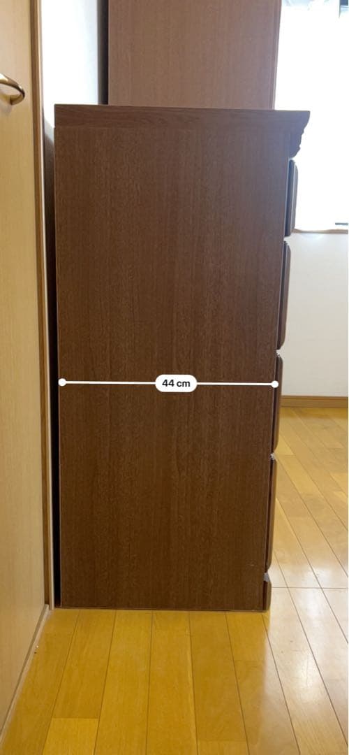木製チェスト（4段ローチェスト）光家具工業 メルローズ【幅85×奥46×高98】