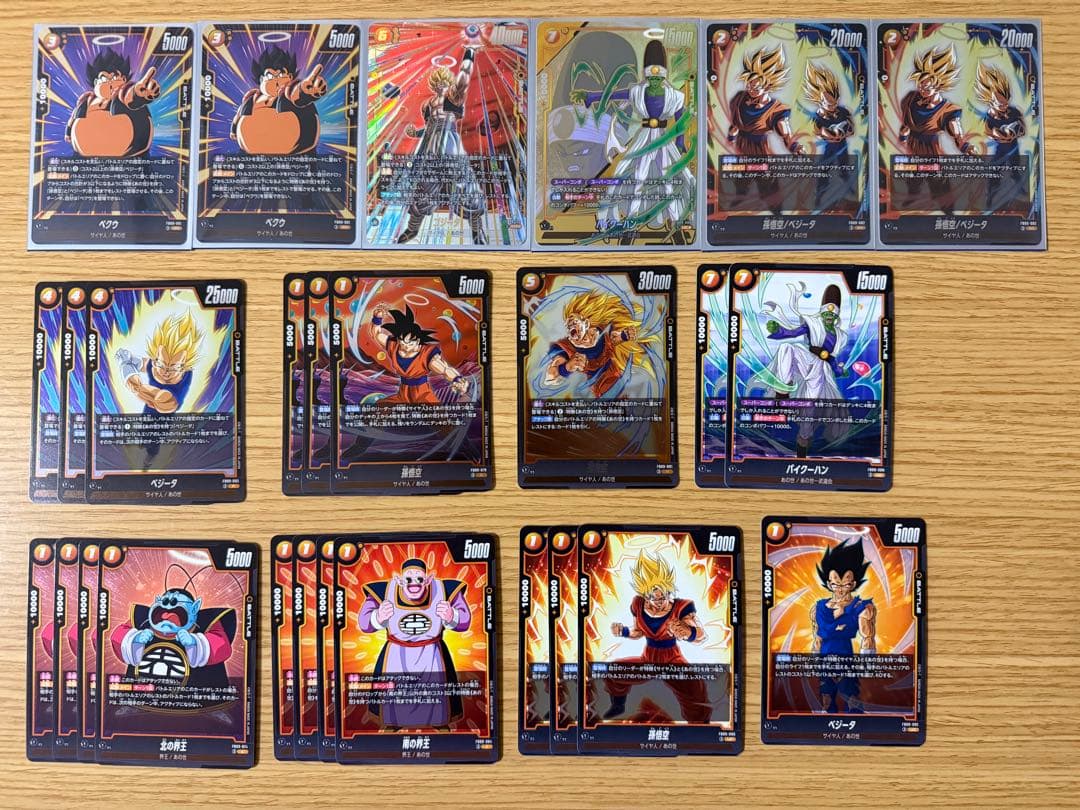 ドラゴンボールフュージョンワールド 黄色ゴジータ　デッキパーツセット