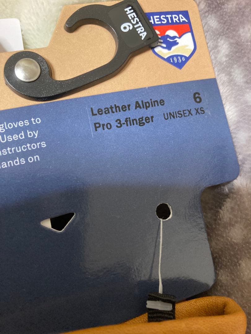 ヘストラ　HESTRA レザー　Alpine 3フィンガーグローブ　新品　送料込