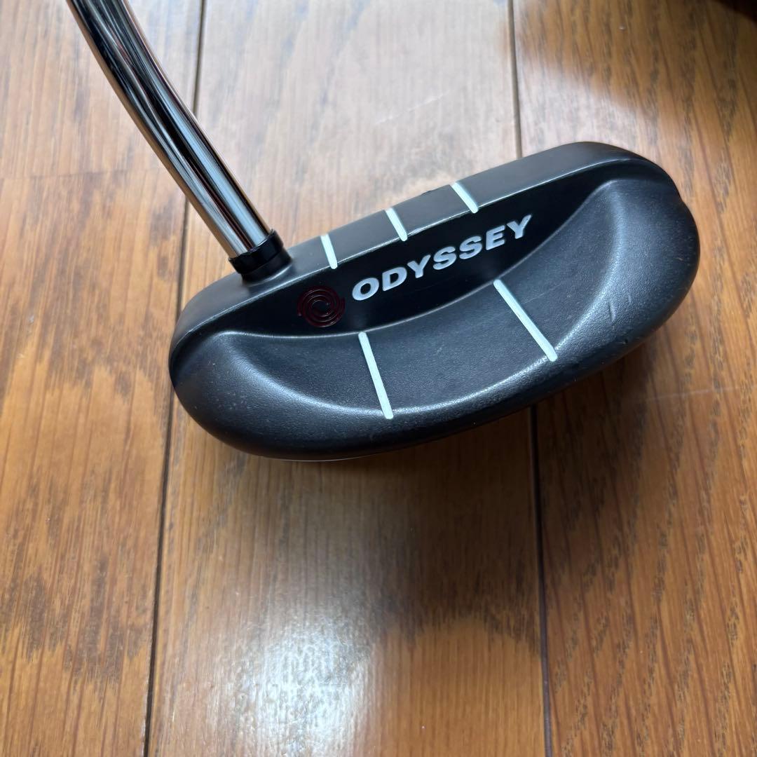 ODYSSEY ホワイトホット パター マレット形 ヘッドカバー付き