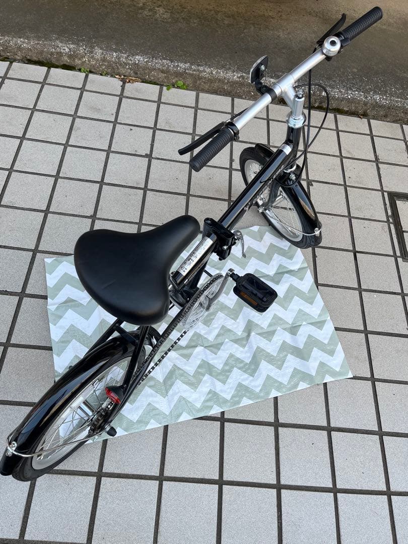 CAPTAIN STAG 折りたたみ自転車 ブラック