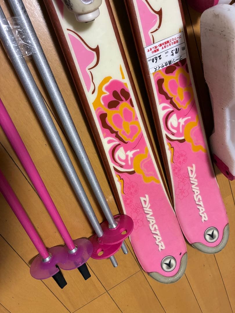 Dinamstar スキー板セット120cm 靴21or22cm