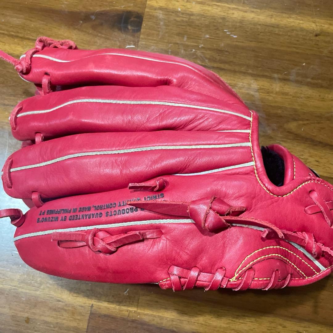 MIZUNO 野球　グローブ　軟式用 セレクトナイン オールラウンド用　レッド