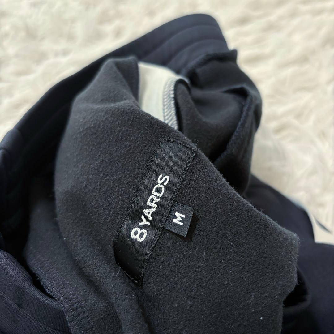 8yards スカート サイドライン ブラック ストレッチ 台形 ゴルフウェア
