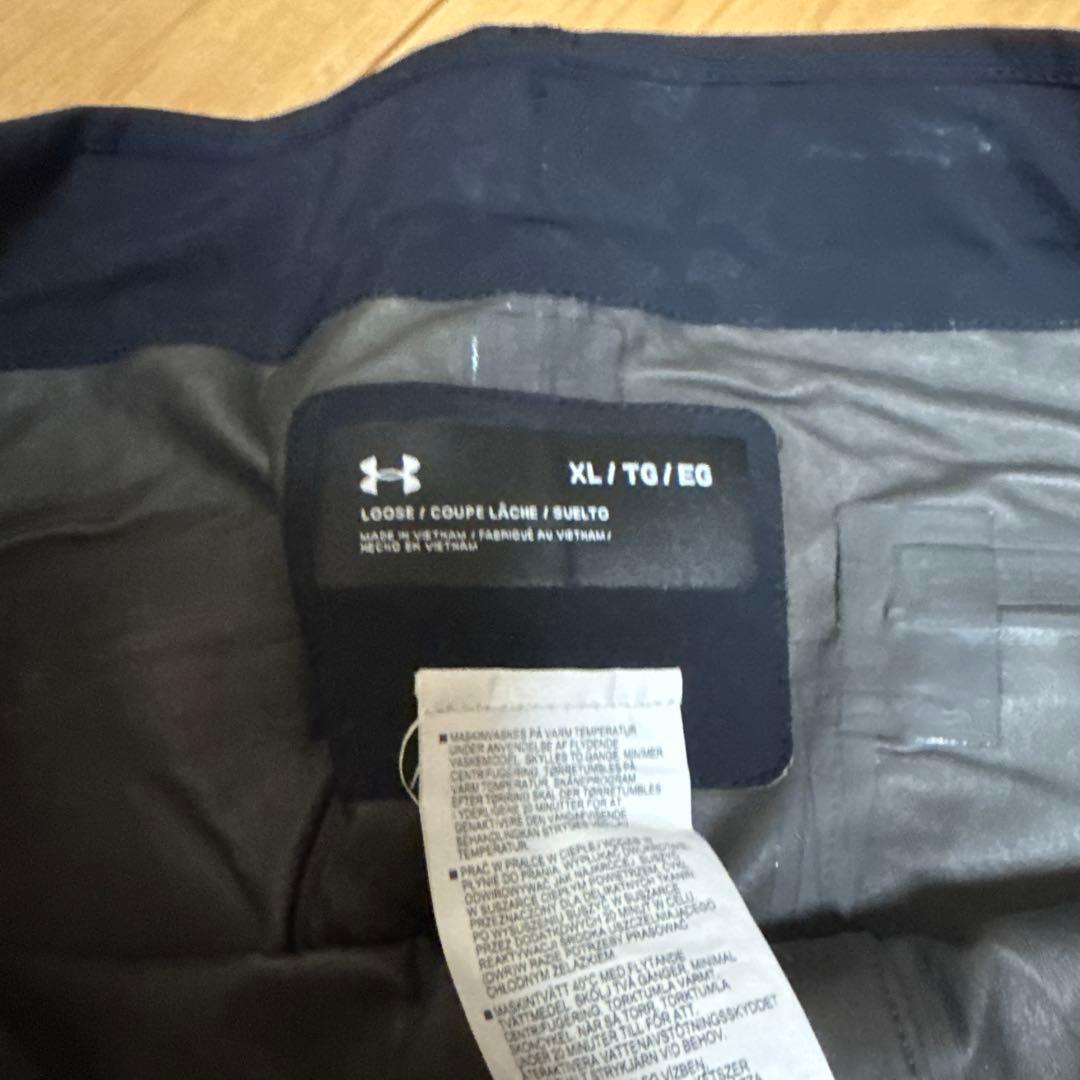 Under Armour GORE-TEXゴルフスラックスXL ブラック