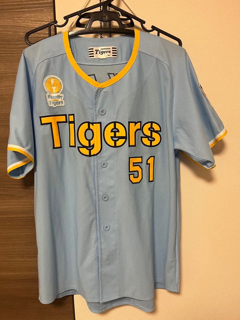阪神タイガース　中野拓夢51 ユニフォーム Mサイズ