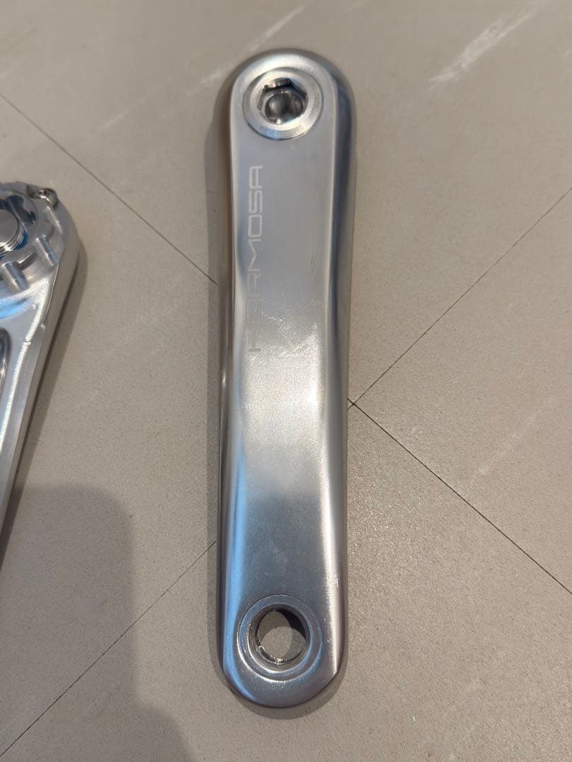 FORMOSA CRANKS 160㎜/30φ シルバー クランク ほぼ新品