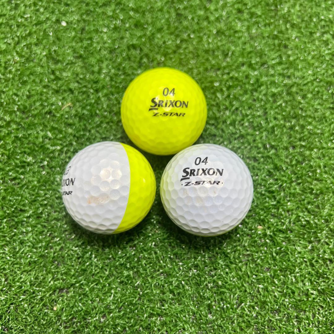 【A49】SRIXON Z-STAR DIVID 黄ロストボール 24球