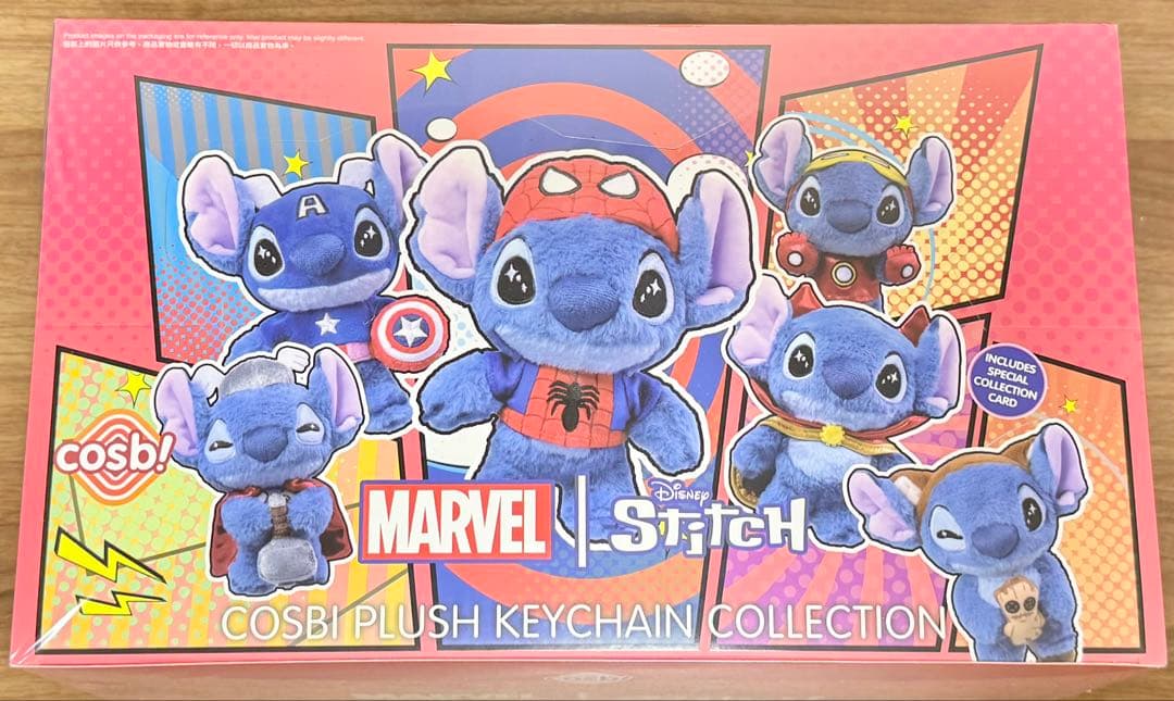 cosbiマーベル×スティッチ ぬいぐるみ 6種セット アソートボックス 未開封