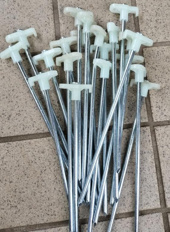 DODワンポールテント L (8人用)＋グランドシート+タープ連結+ペグガイド