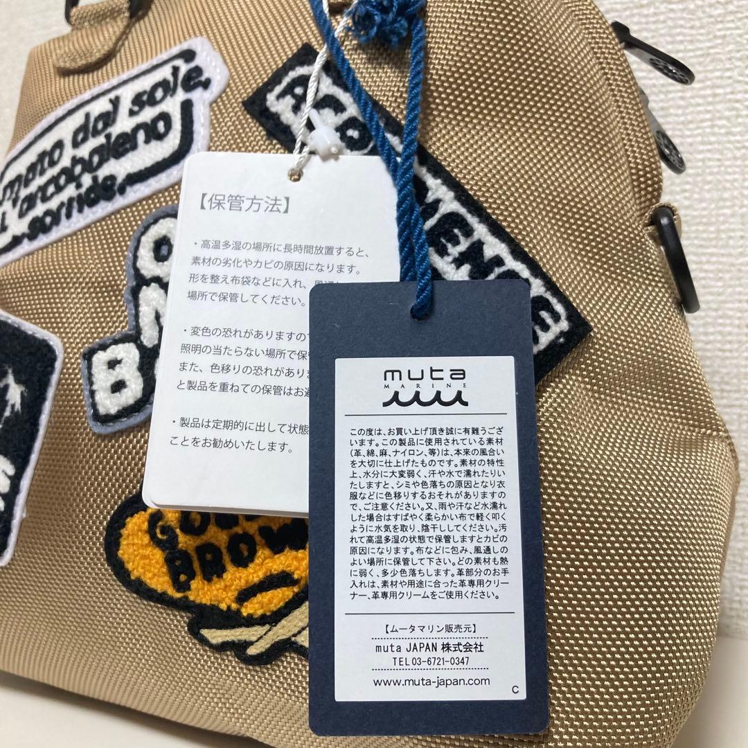 新品タグ付き✨muta カートバッグ ワッペンバッグ ムータ マリンゴルフ