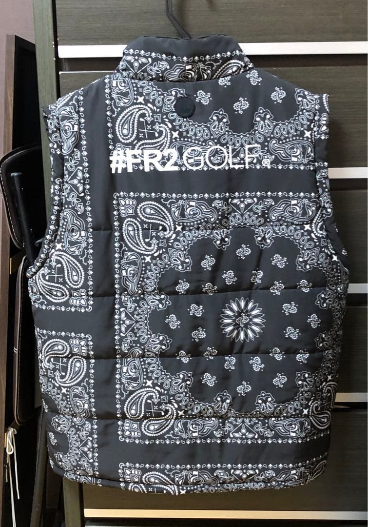 FR2 GOLF ペイズリー柄　中綿ベスト 新品 XL 試着のみ　bristol