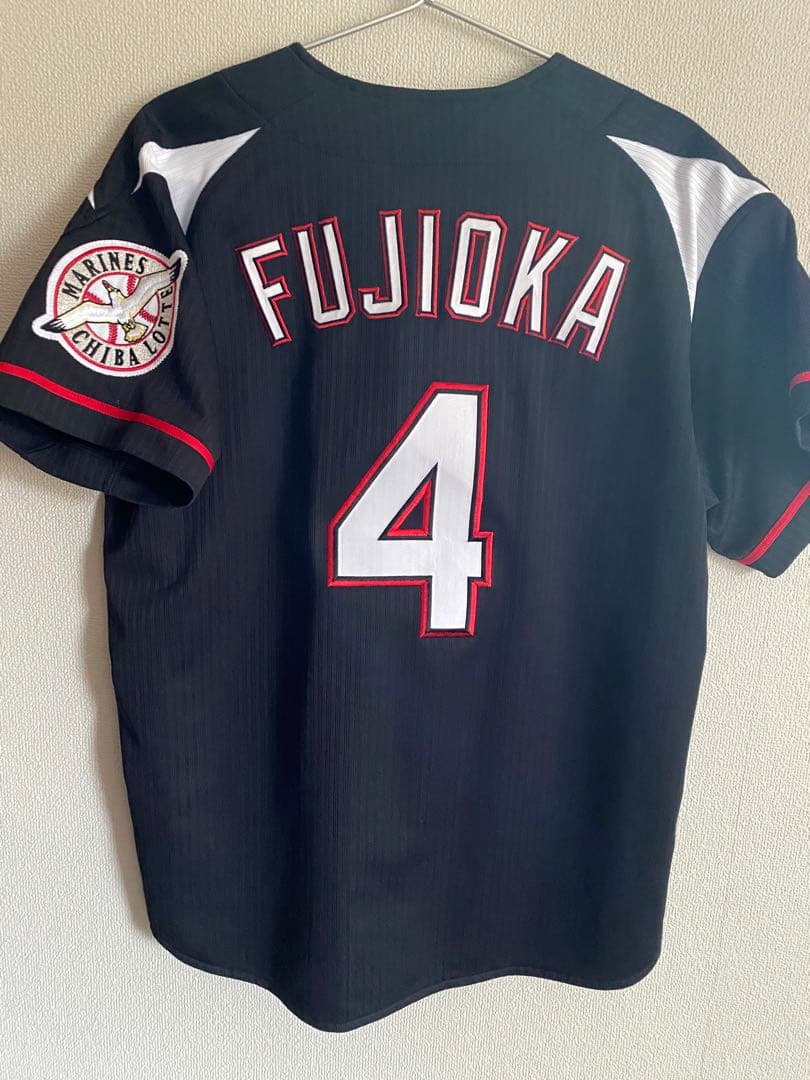 千葉ロッテマリーンズ　藤岡裕大選手　ユニフォーム　ビジター