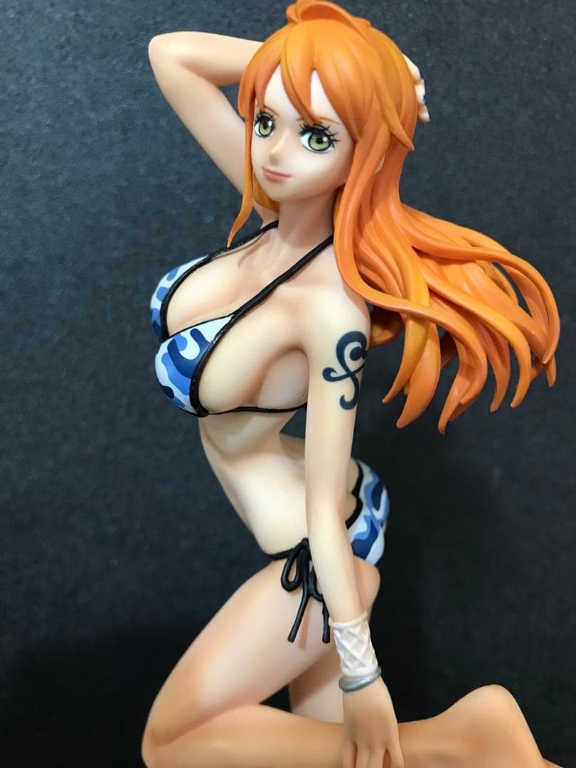 ワンピース ナミ フィギュア　リペイント　 オークション