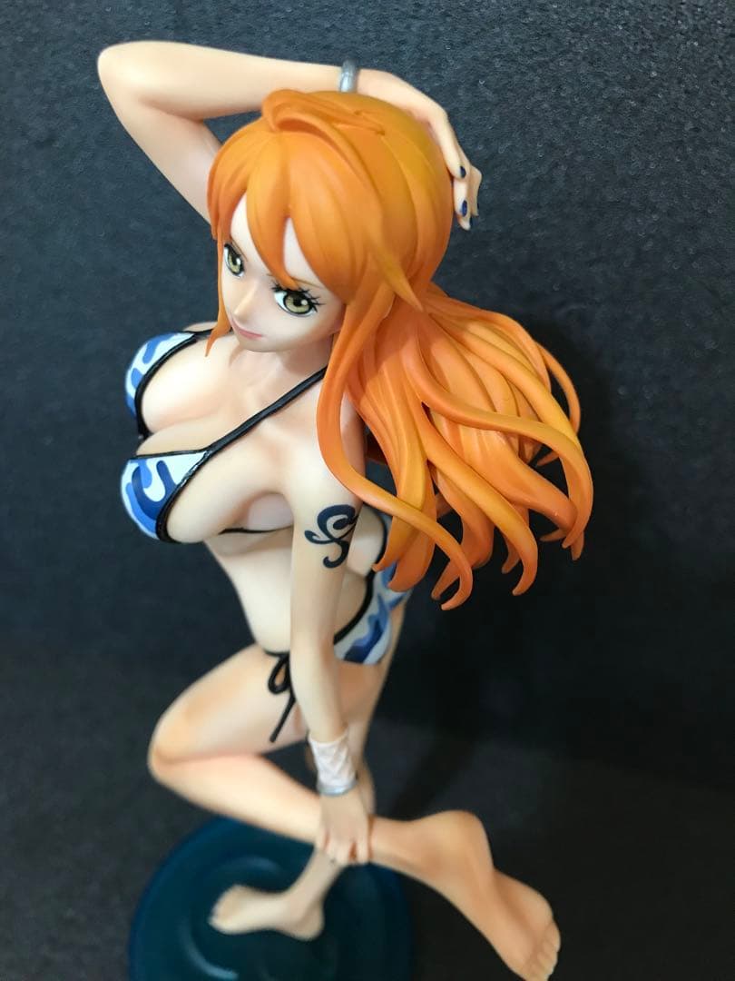 ワンピース ナミ フィギュア　リペイント　 オークション