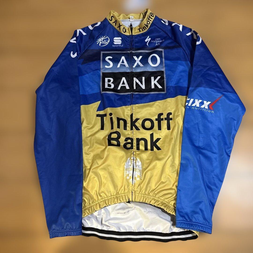 SAXO BANK Tinkoff Bank サイクルジャージ長袖