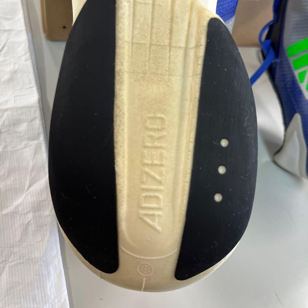 ADIZERO ADIOS PRO2青/緑 収納袋付き　　28.0cm 美品