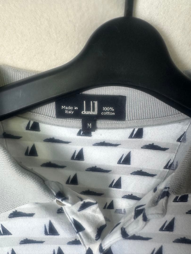 Dunhill Cunha 帆船柄 ポロシャツ Mサイズ