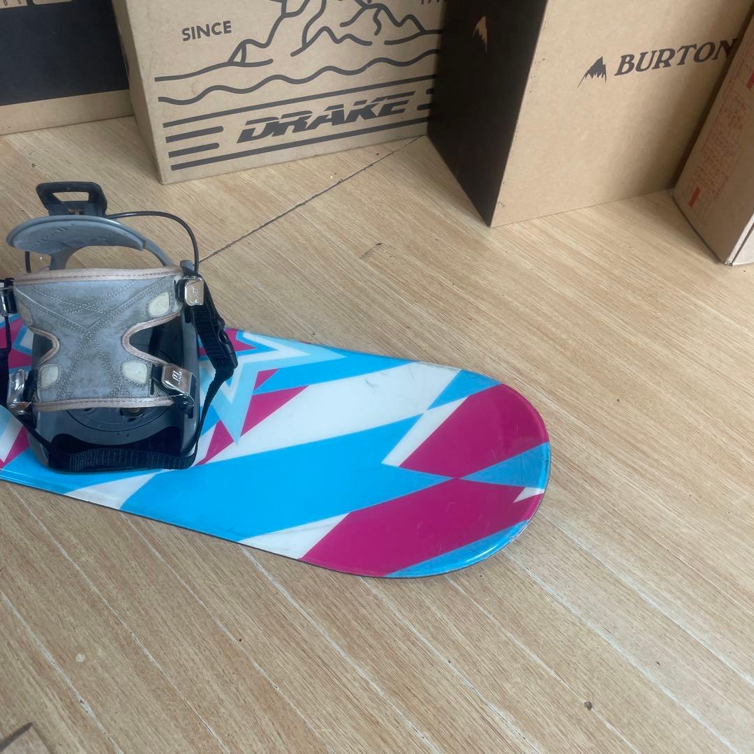 XERES×FLOW　キッズスノーボード　バイン付4点セット　108㎝
