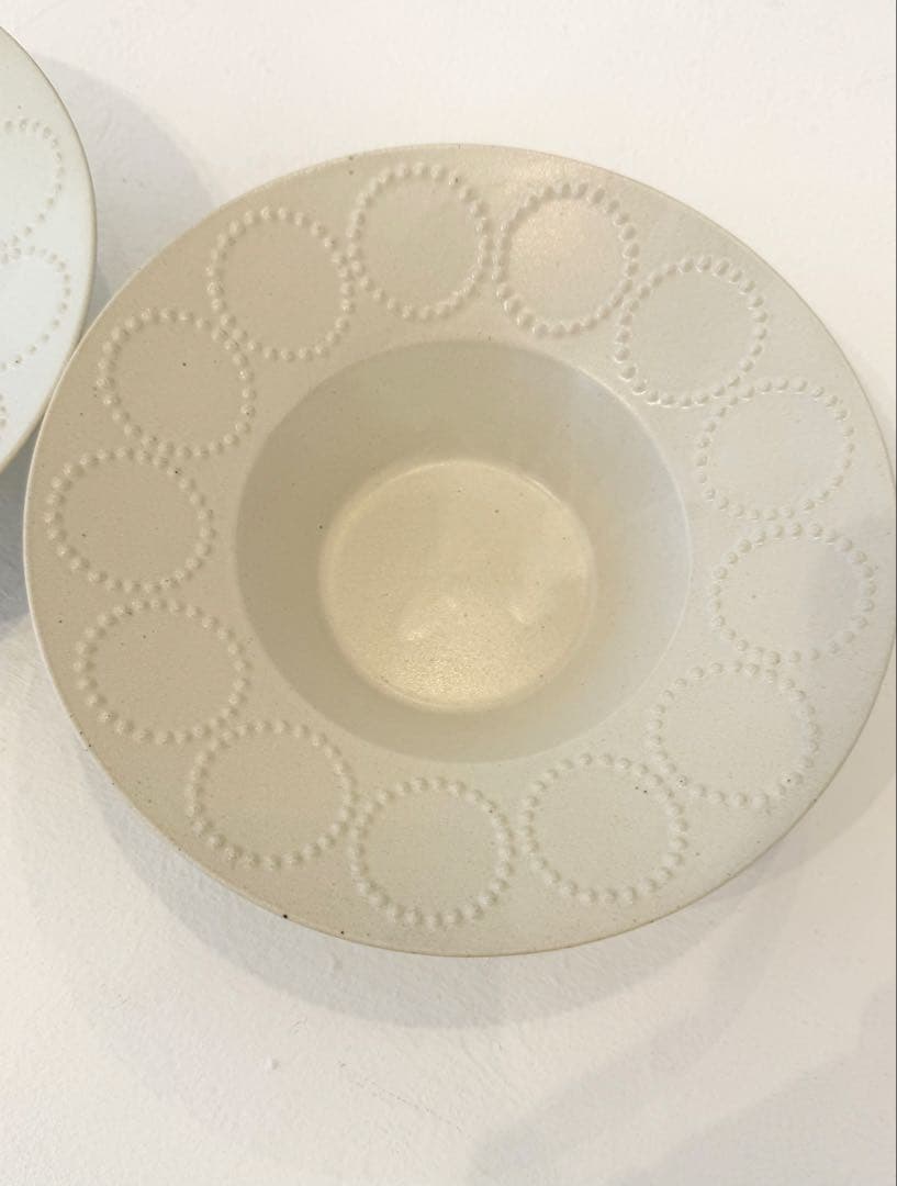 【美品】ミナペルホネン　タンバリン　深皿　スープ皿　2枚セット