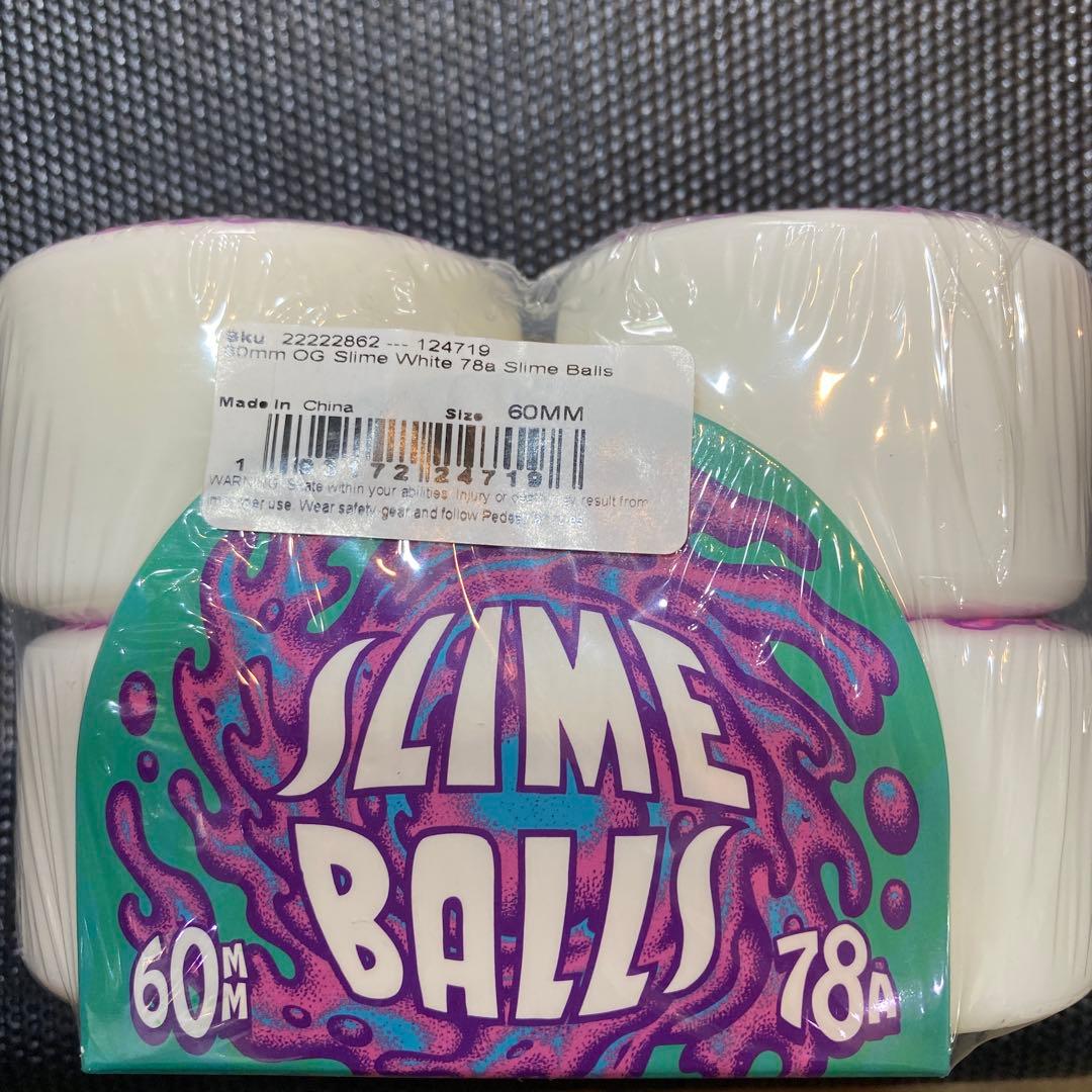 スケートボード SLIME BALLS 60mm 78A