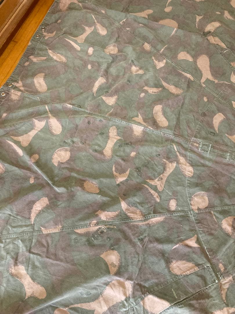ハンガリー軍幕 3枚 軍幕 補修跡有 美品