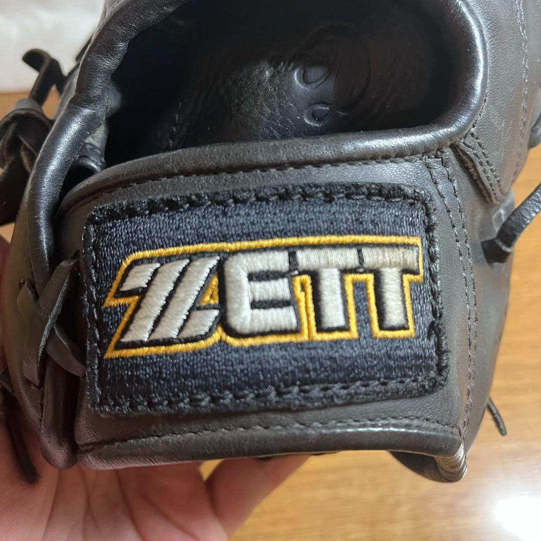 ZETT ダイナミックリーグ 軟式グローブ 黒 内野用 良品