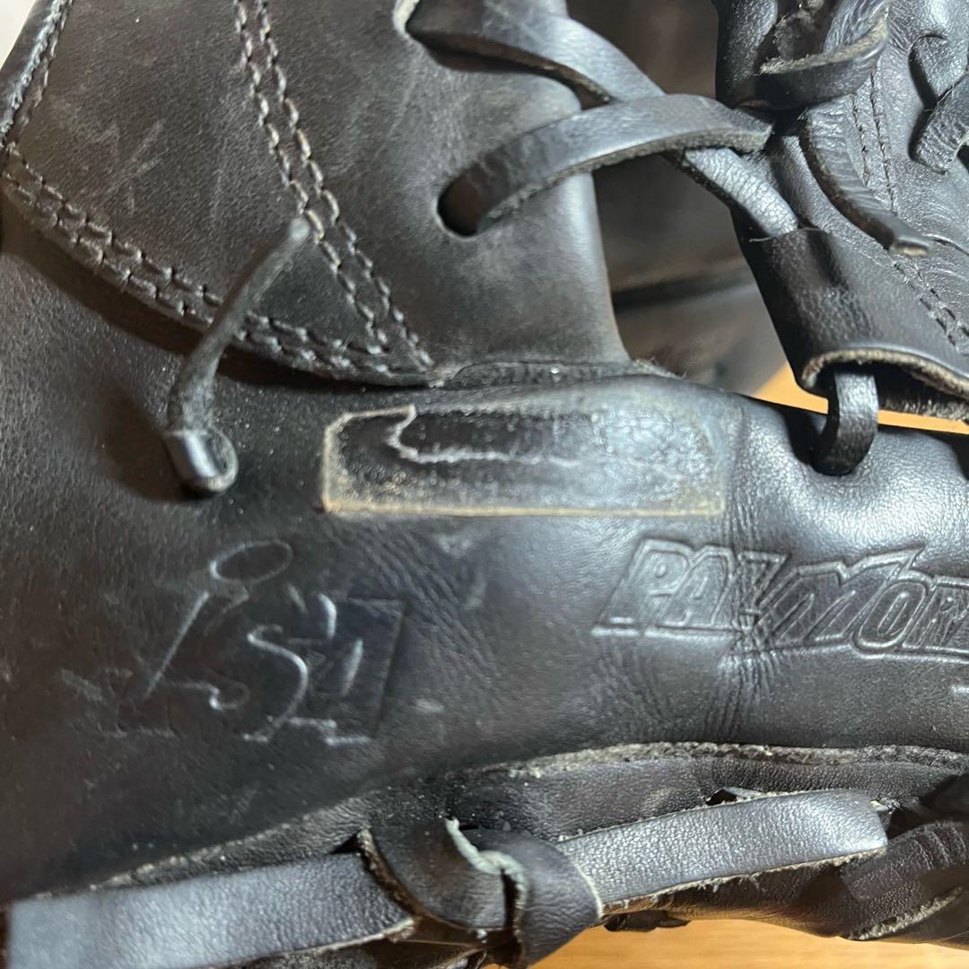 ZETT ダイナミックリーグ 軟式グローブ 黒 内野用 良品