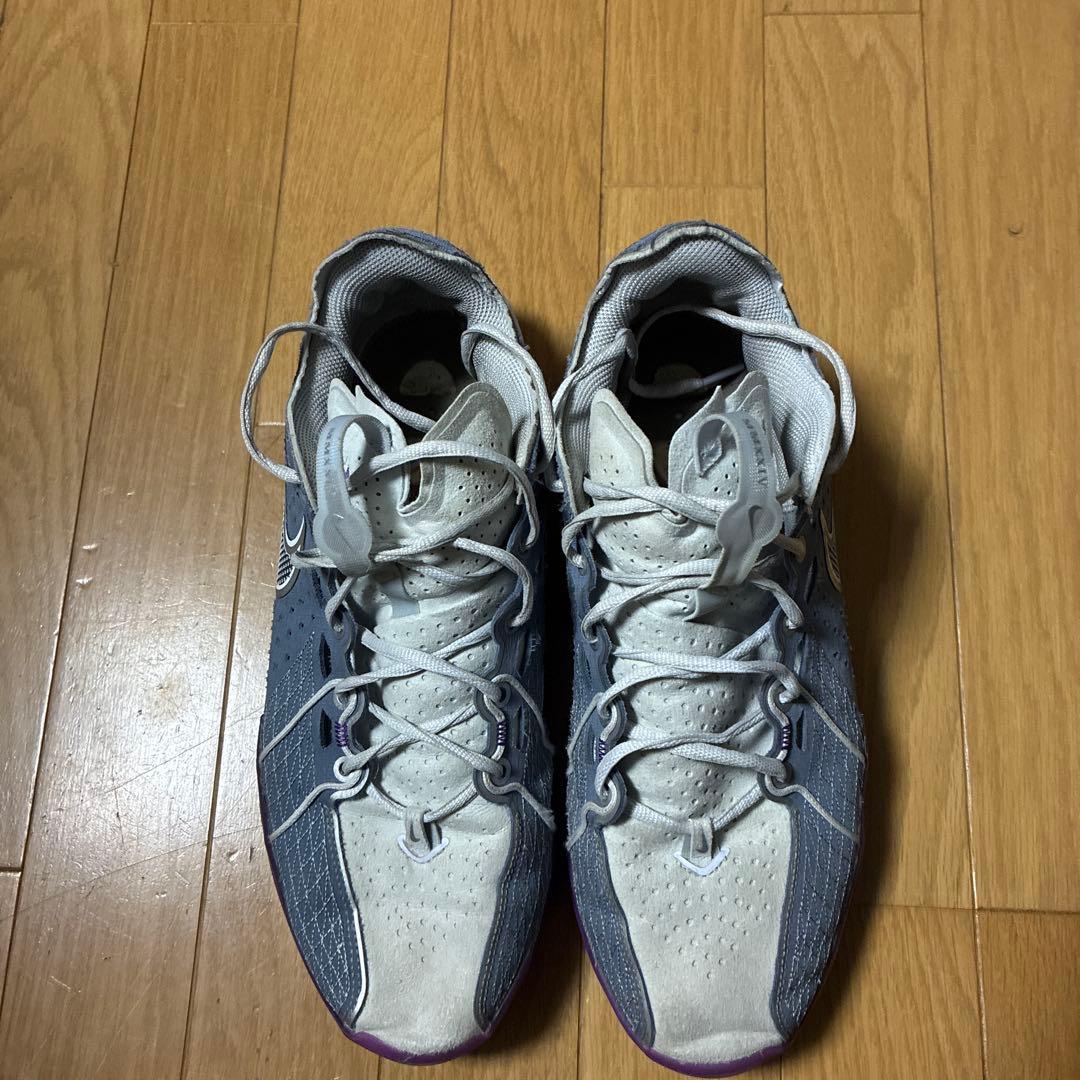 Nike GTcut3バスケットボールシューズ グレー/パープル　インソールなし