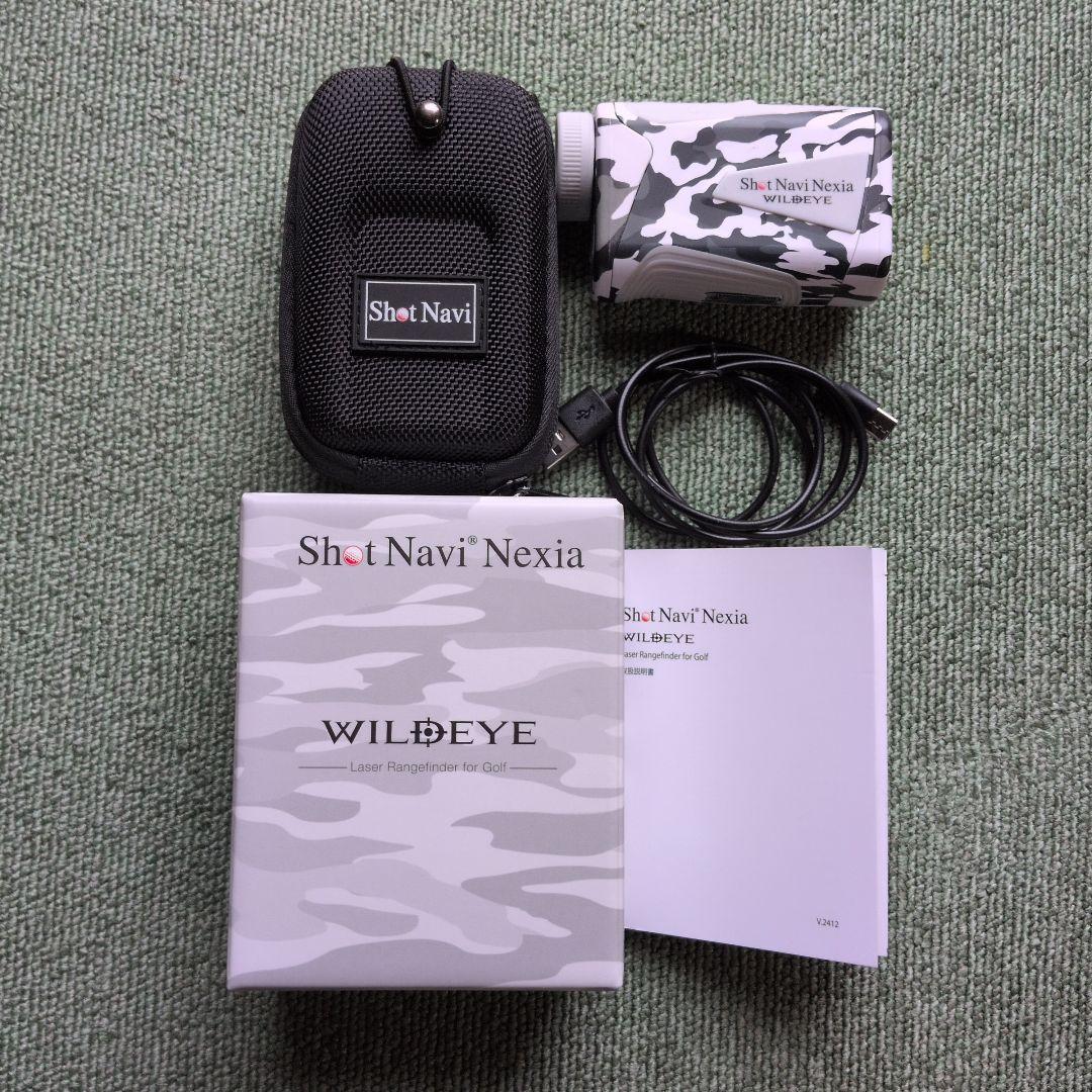 Shot Navi Nexia WILDEYE ゴルフ用距離計（限定モデル美品）