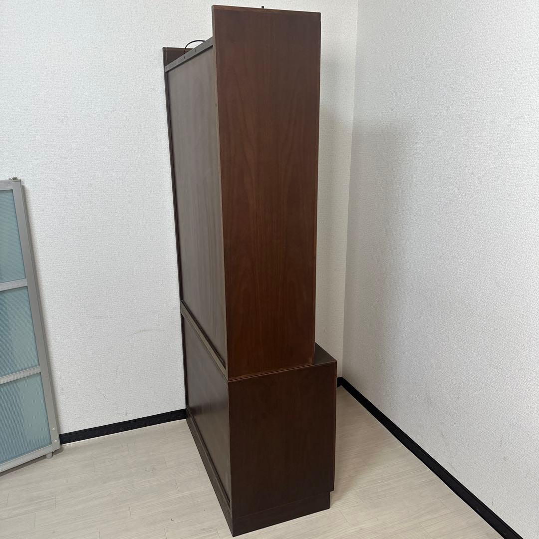 【訳あり】カリモク ドマーニ 希少品 飾り棚 キュリオケース 本棚 i4※