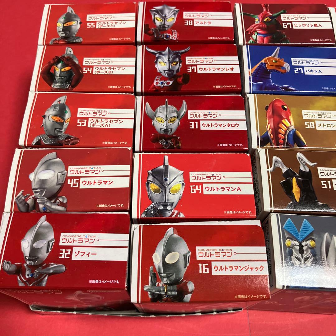未開封コンバージモーションウルトラマン18体セットウルトラセブンレオタロウＡ父