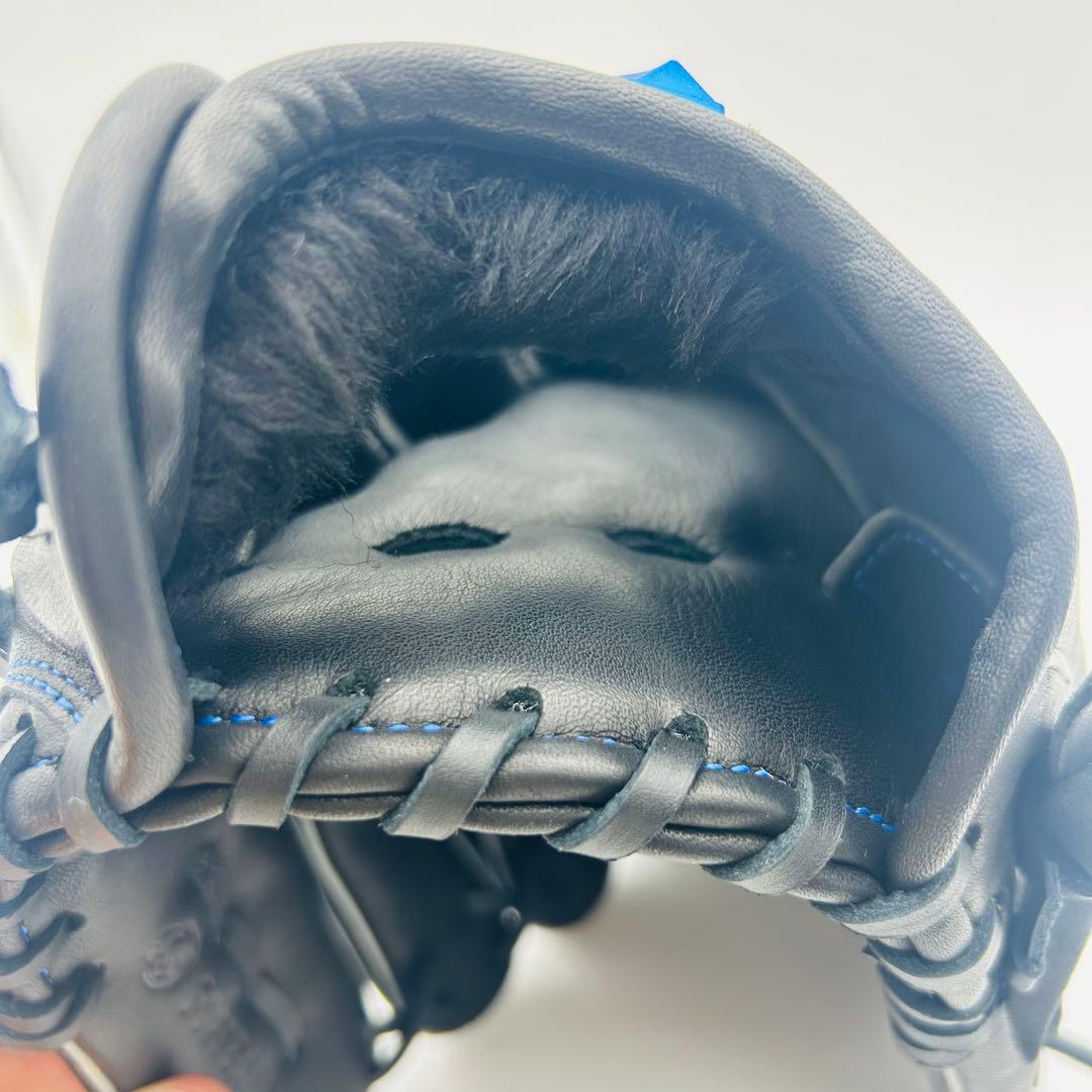 美品✨Mizuno ミズノ　ウィルドライブ ブルー　右投げソフトボール　グローブ