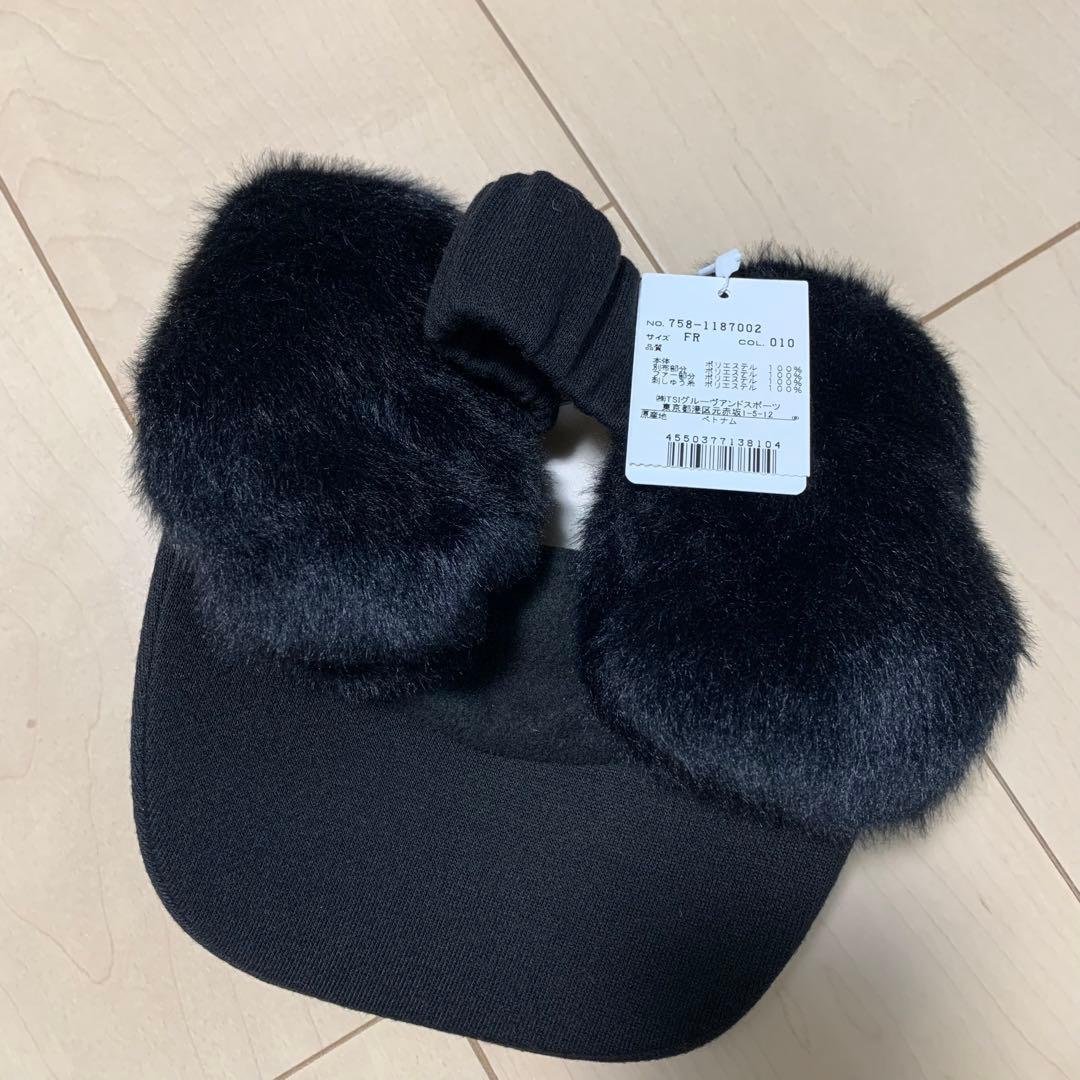 【国内正規品】新品 マスターバニーエディション ゴルフ バイザー 耳当て 黒
