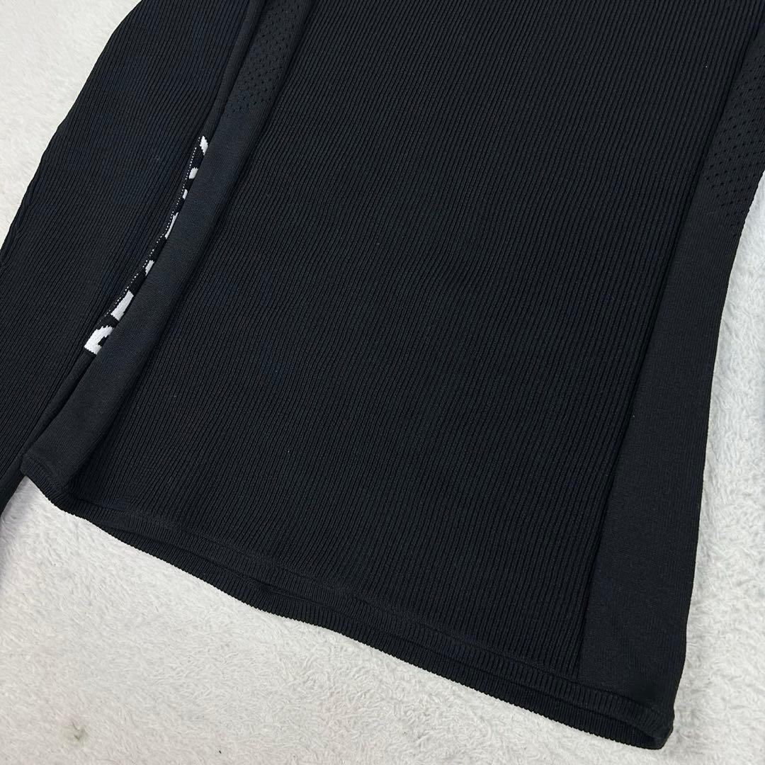 美品 22ss PEARLY GATES ハイネックニット 洗える ストレッチ