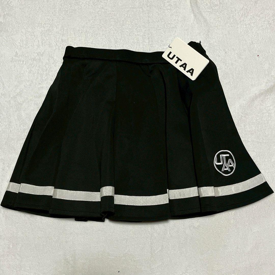 新品　UTAA　ユタ　ゴルフ　トップス＆スカートセット　ブラック　Ｓ
