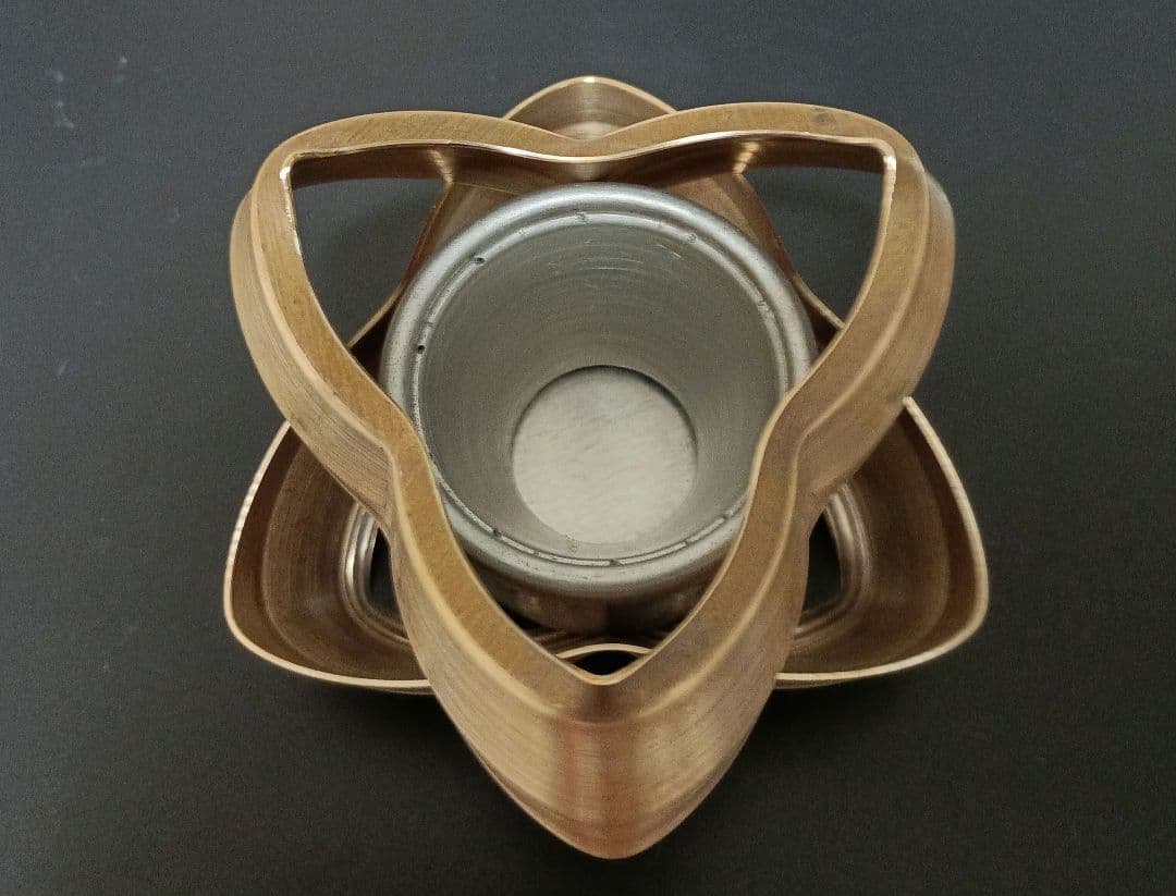 g&u製作５０φアルコールストーブ専用真鍮製五徳