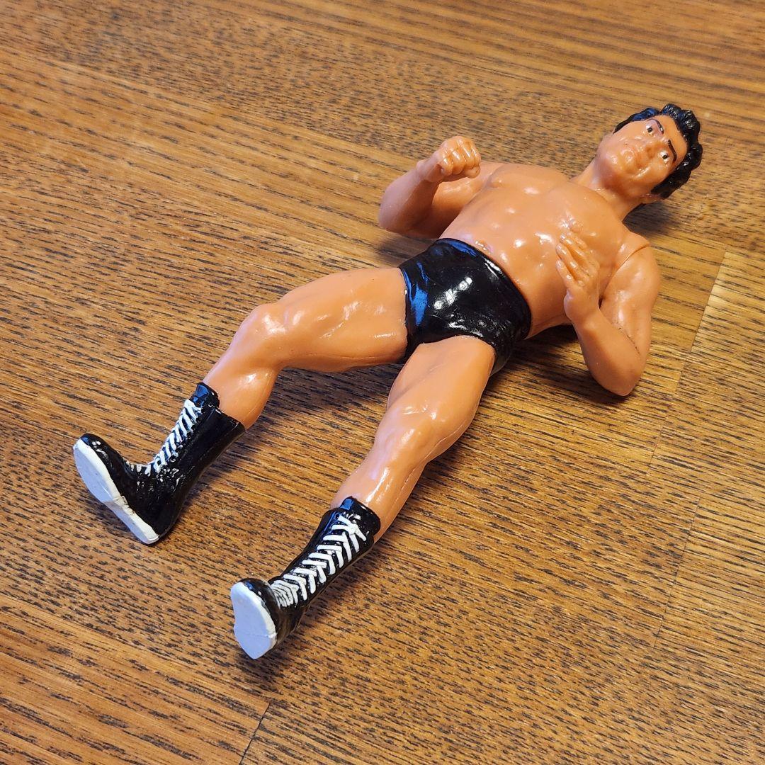 激レア アントニオ猪木 フィギュア ソフビ 青タオル 新日本プロレス NJPW