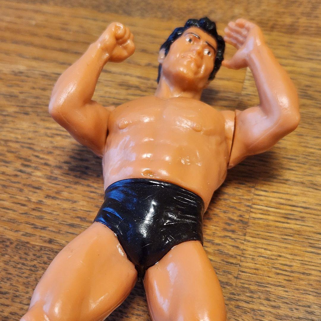 激レア アントニオ猪木 フィギュア ソフビ 青タオル 新日本プロレス NJPW