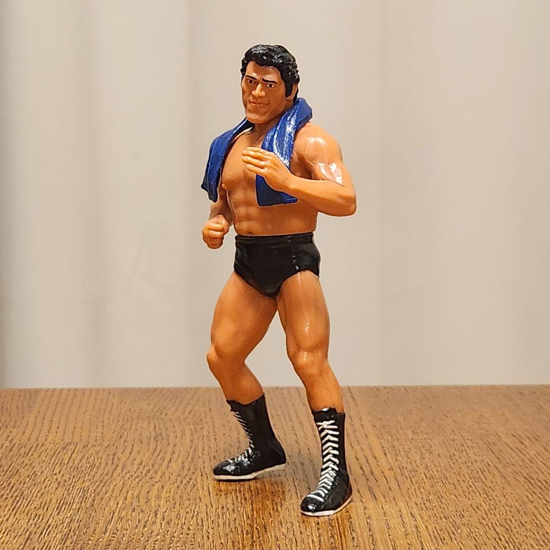 激レア アントニオ猪木 フィギュア ソフビ 青タオル 新日本プロレス NJPW