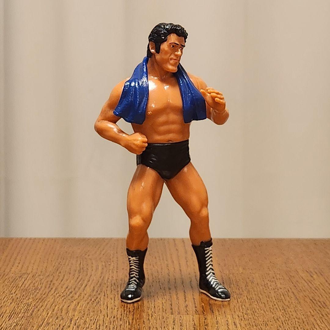 激レア アントニオ猪木 フィギュア ソフビ 青タオル 新日本プロレス NJPW