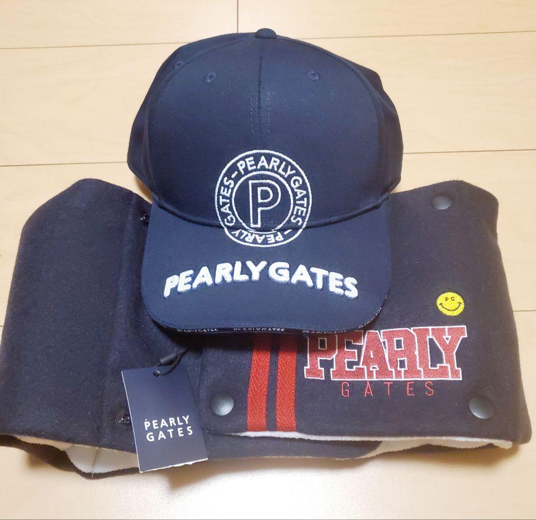 新品 PEARLY GATES キャップ&ネックウォーマー