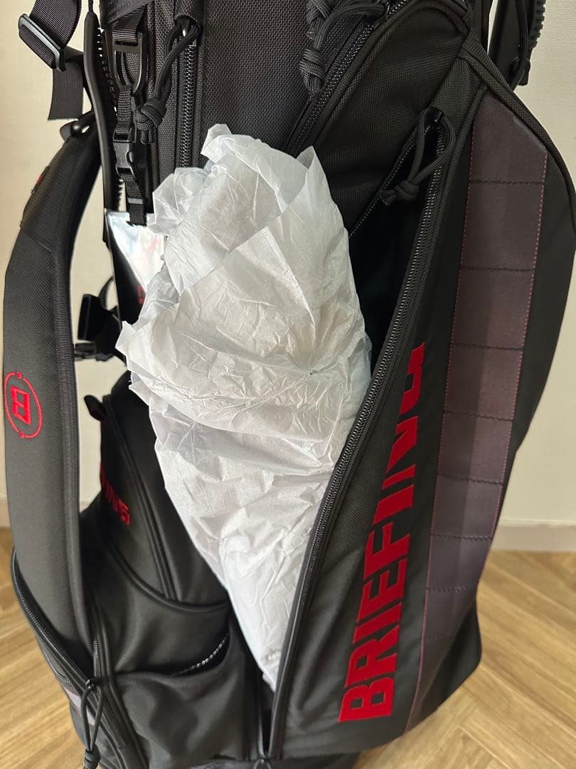 新品送料込 CR-4 #04ブラック黒 BRIEFING GOLFキャディバッグ